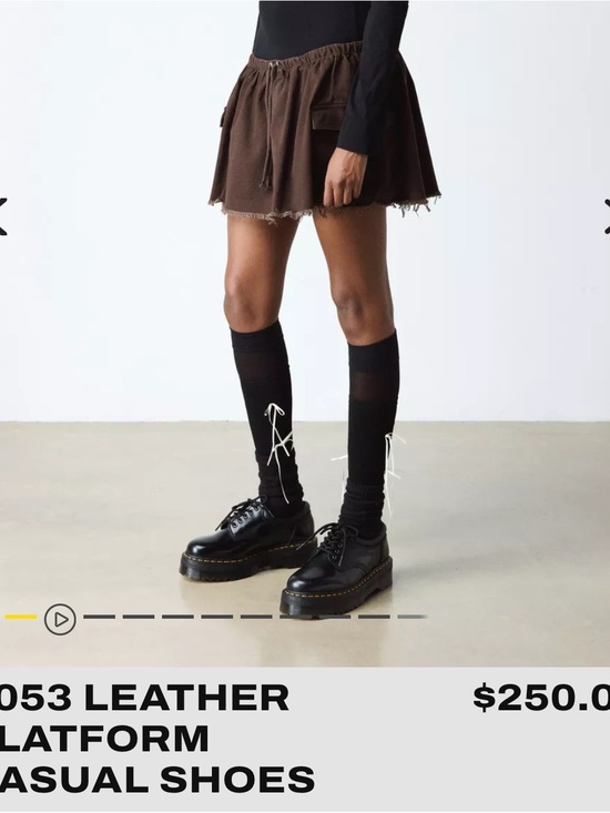 Dr. Martens Other - Dr. Martens Black Leather Lace-Up Platform Oxfords with Yellow Stitching